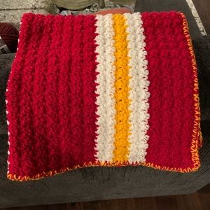 Multi color baby blanket